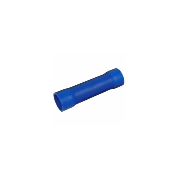 Cosse à sertir cylindrique 5mm bleue mâle pour câble de 2.5mm2