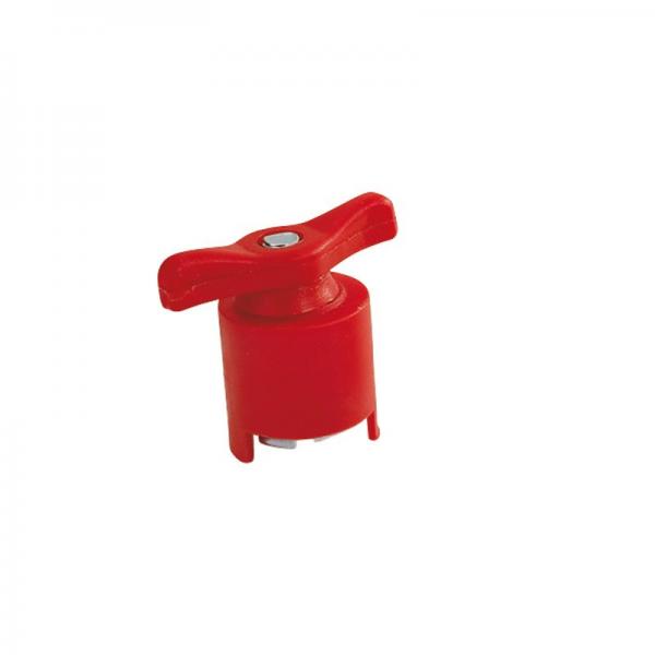 941 - COSSE ROBINET DE BATTERIE VL+ ROUGE