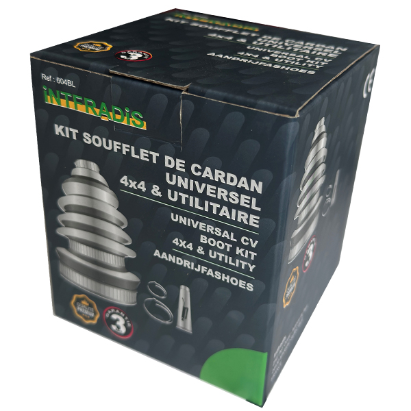 604BL - KIT SOUFFLET DE CARDAN UNIVERSEL - 4X4 ET UTILITAIRES