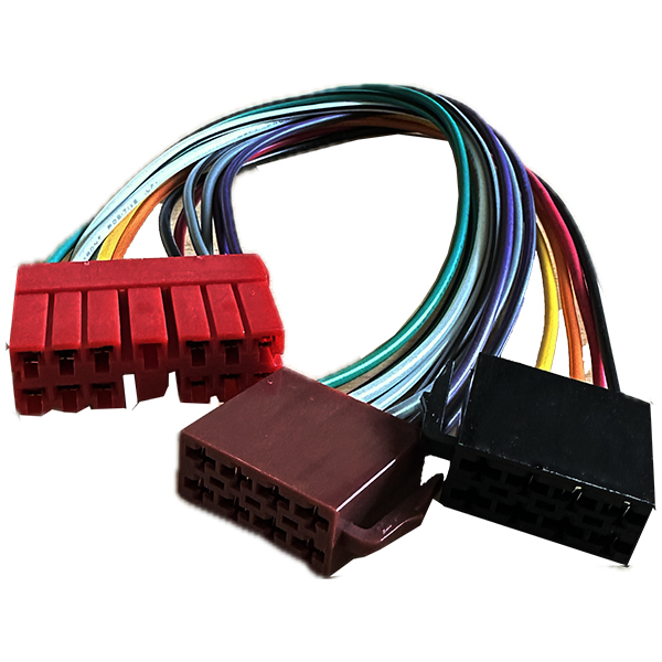 956BL - FAISCEAU DE LIAISON AUTORADIO ISO - 4 HAUTS PARLEURS ISO