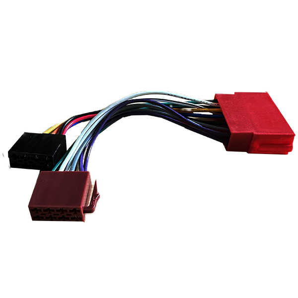 958BL - FAISCEAU DE LIAISON AUTORADIO ISO - 4 HAUTS PARLEURS ISO