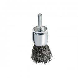 222BL - BROSSE EMBOUT diam. 18 mm fil acier sur axe de 6 mm