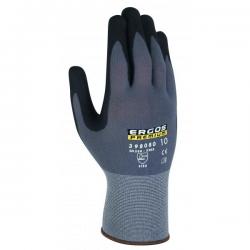 035 - GANTS GRIS ENDUCTION MOUSSE DE NITRILE