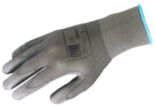 034 - GANTS GRIS ENDUCTION POLYURETHANE