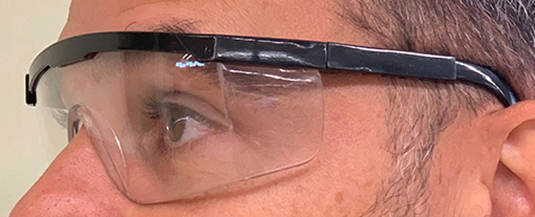 1214 - lunettes plastique de protection (avec protections latérales)