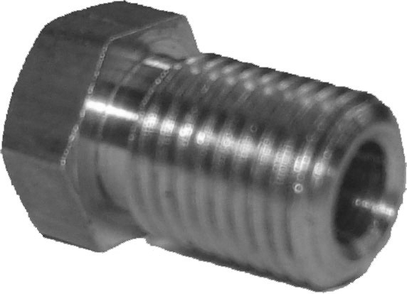 2368 - RACCORD ACIER MALE 4,75 mm - 3/8 - 24UNF x 14 mm