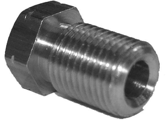 2371 - RACCORD ACIER MALE 4,75 mm - M10 x 1 x 8 mm