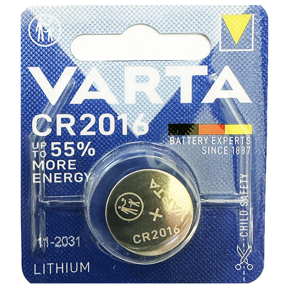 CR2016 - PILE BOUTON 3V. LITHIUM