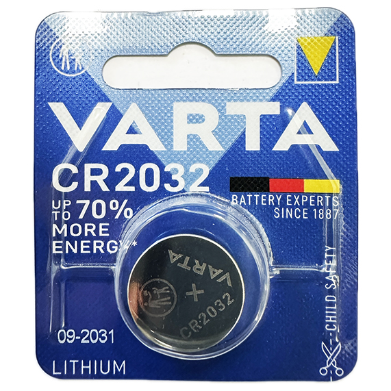 CR2032 - PILE BOUTON 3V. LITHIUM