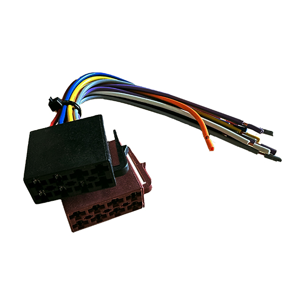 959BL - FAISCEAU DE LIAISON AUTORADIO ISO/FILS NUS - 4 HAUTS PARLEURS ISO/FILS NUS